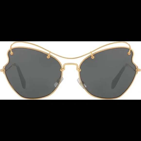 Miu Miu | Accessories | Miu Miu Butterfly 65mm Metal Frame  display picture 3